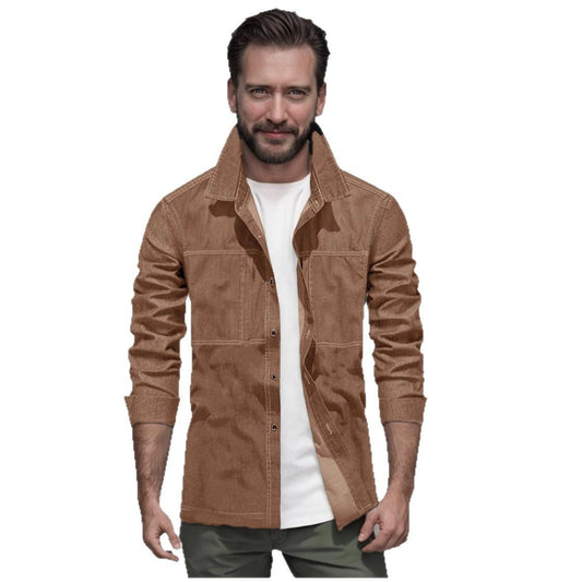Stylish Men's Denim Jacket - Four Colors for Versatile Looks