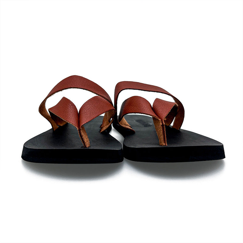 Men's Flip-Flops Thongs Sandals Comfortable Non-slip Casual Slippers For Beach Surf