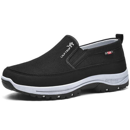 Men's Plus Size Mesh Stitching Soft Breathable Sneakers Casual Shoes