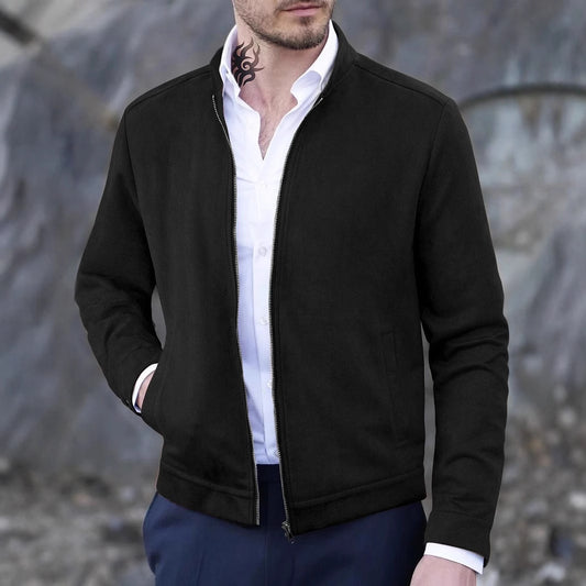 Stylish Men's Zip-Up Jacket - Perfect for Casual and Formal Wear