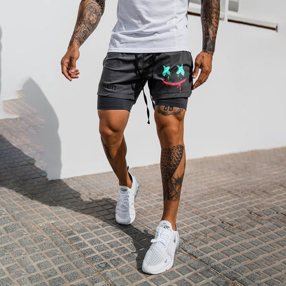 Men's Smiley Shorts Performance Shorts