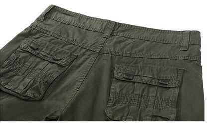 Men's Pocket Vintage Cotton Cargo Pants