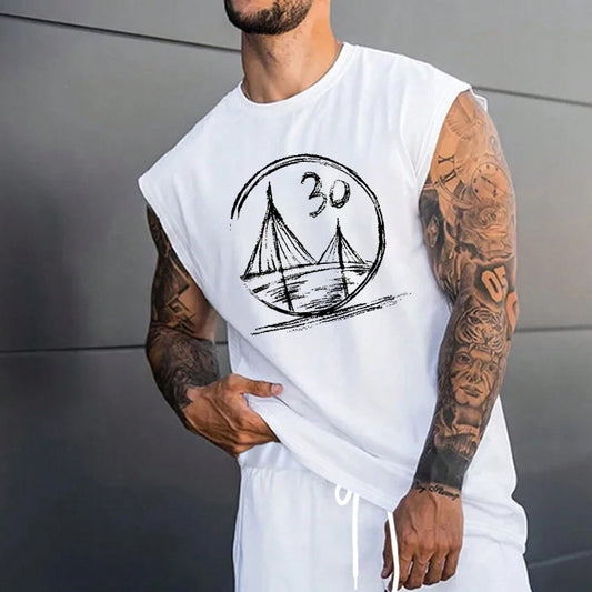 Men's Basketball Sports Vest Casual Tank Top