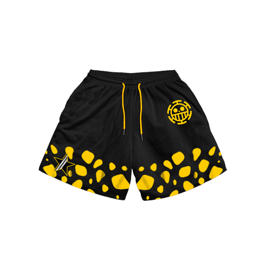 Men's Casual Drawstring Print Shorts