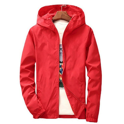 Stylish Men's Hooded Jacket - Perfect for Casual and Outdoor Activities