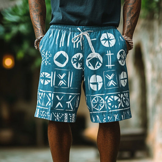 Stylish Tribal Print Shorts for Summer Adventures