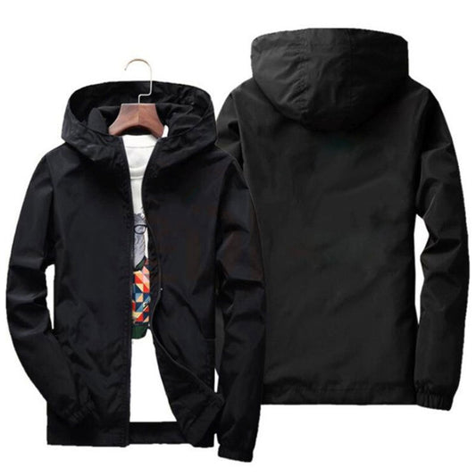 Stylish Men's Hooded Jacket - Perfect for Casual and Outdoor Activities