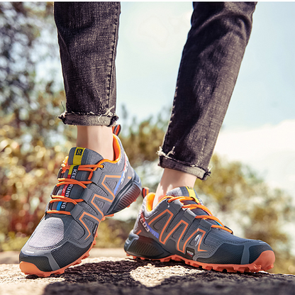 Men's Sneakers Shoes Mesh Breathable Anti Slip Hiking Shoes