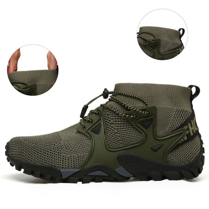 2021 Spring And Summer New Men's Shoes Outdoor Shoes Leisure Cross-border Large Size Outdoor Flying Woven Hiking Hiking Shoes 319