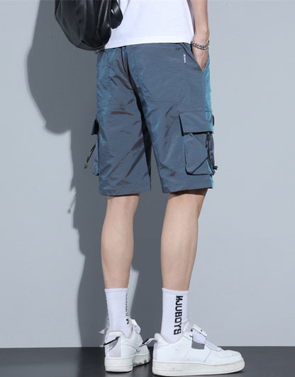Street Fashion Techwear Cargo Wear Casual Gradient Shorts