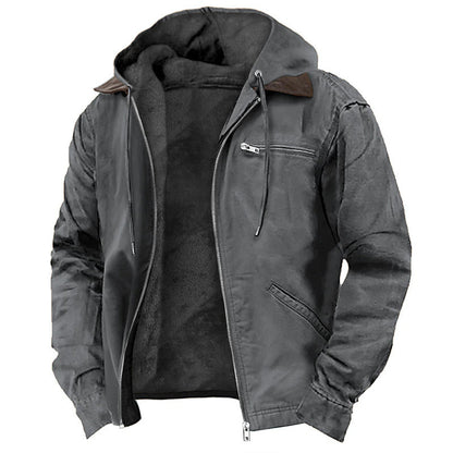 Winter Warmth Hooded Jacket with Faux Fur Lining - Perfect for Cold Weather