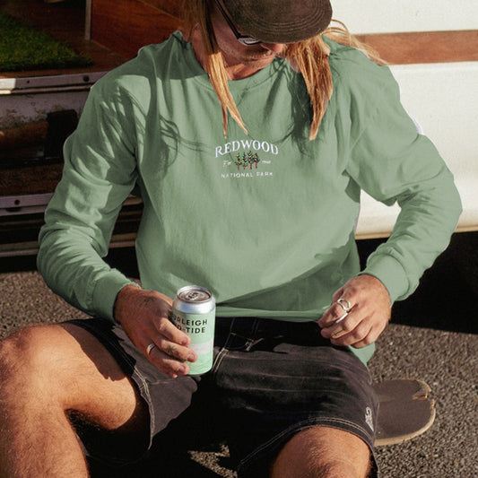Men's Landscape Print Long Sleeve T-Shirt
