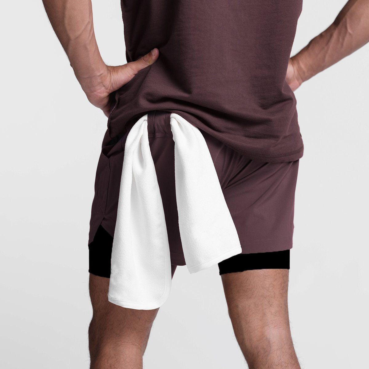 Men's Performance Running Shorts with Secure Phone Pocket