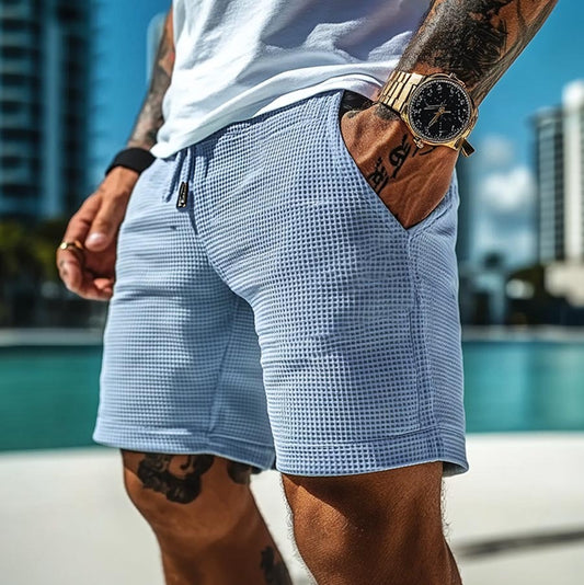Carhartt WIP Men's Blue Checkered Shorts