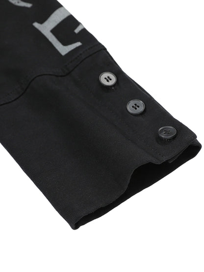 Distressed Number 09 Long Sleeve Top