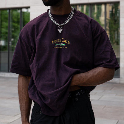 Men's Vintage Print Oversized T-Shirt
