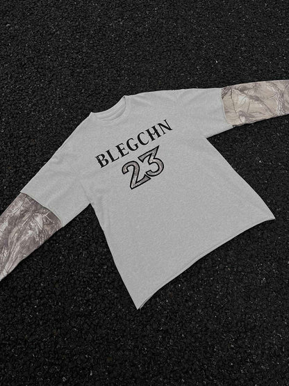 KLECHN 23 Camo Patchwork Long Sleeve Sweatshirt